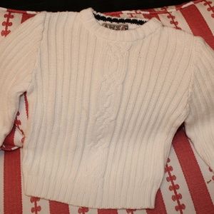 White sweater sz 2T